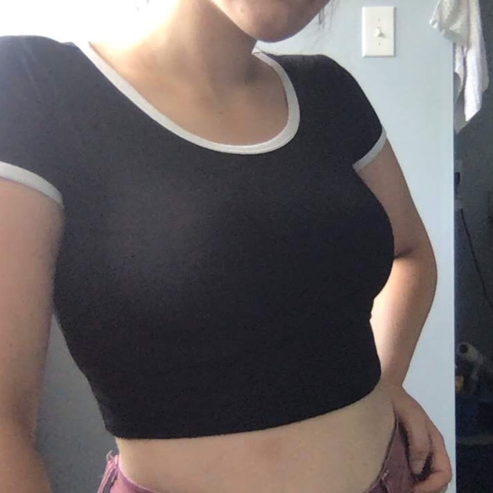 Black Crop Top